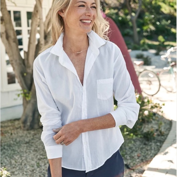 Frank & Eileen BARRY Linen Button Down - Picture 3 of 5